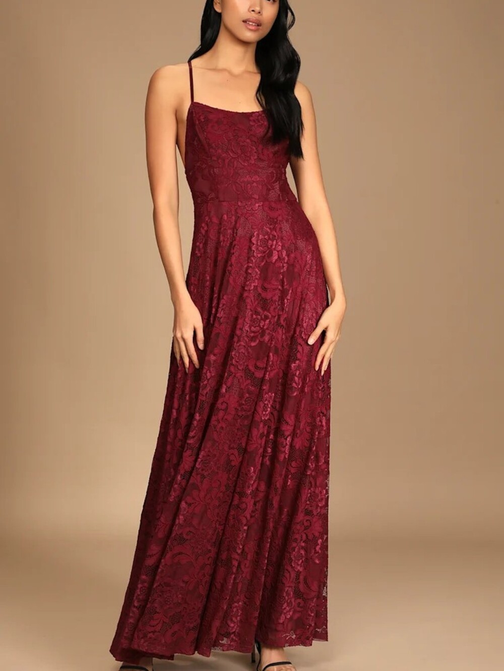 NWTs, Lulu's Burgundy Dress, SIZE Medium